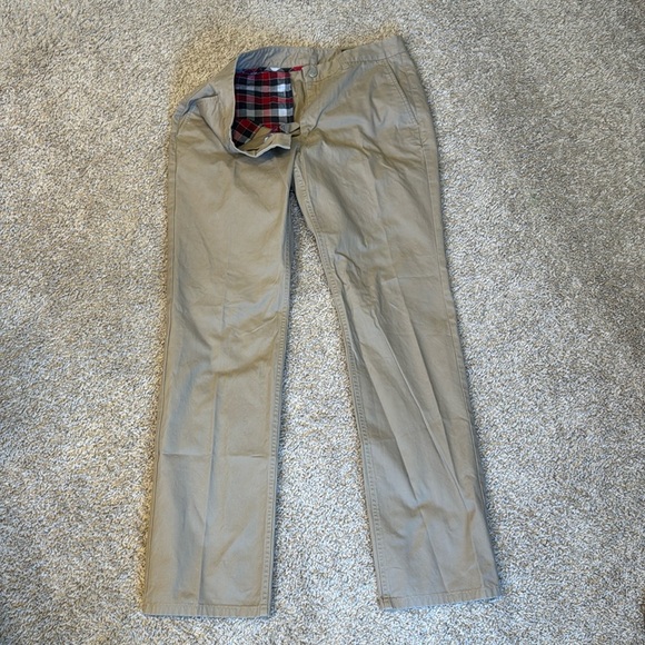 Men's Bonobos Stretch Washed Straight Athletic Chino Pants Tan - Picture 1 of 9